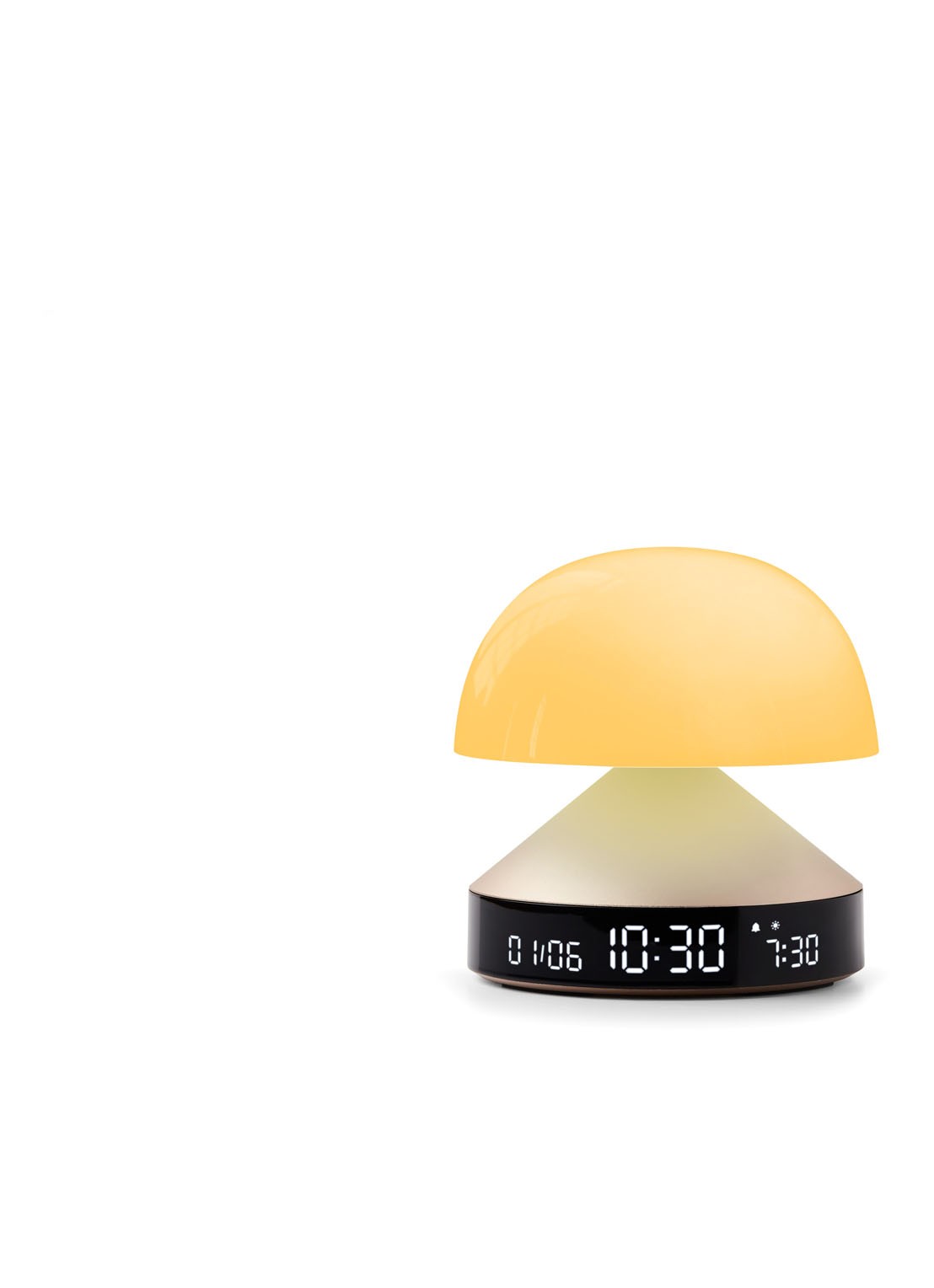 Lexon Mina Sunrise digitale wekker 11 cm - detail 8 goud