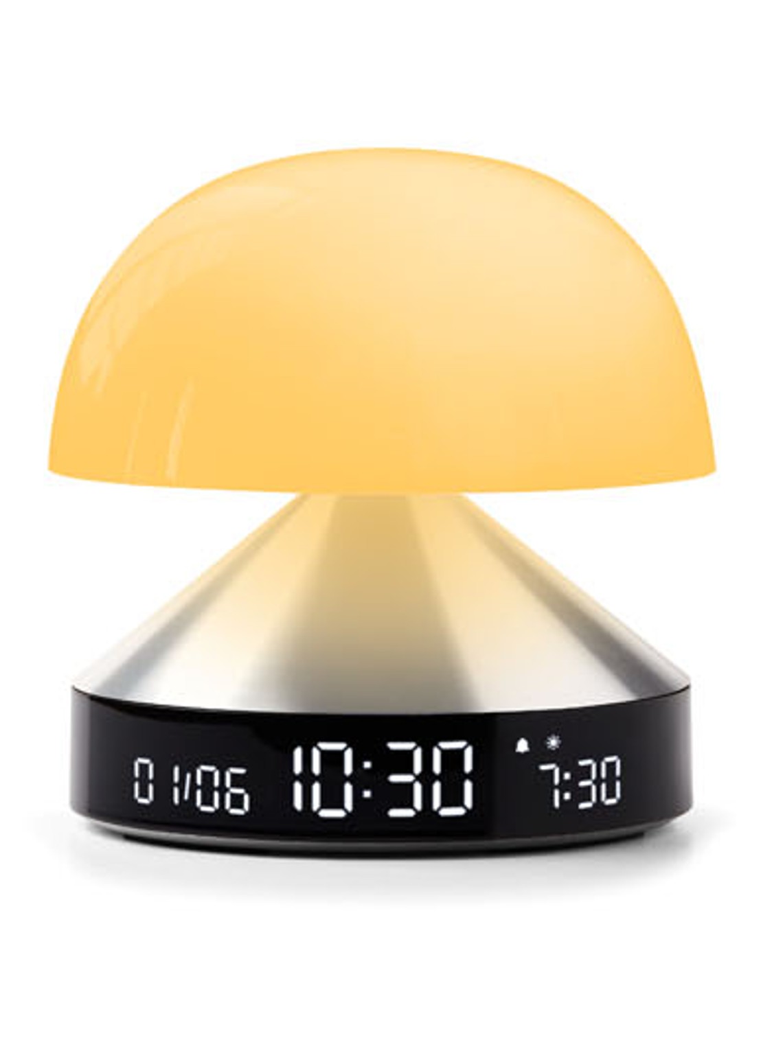 Lexon Mina Sunrise digitale wekker 11 cm - detail 6 zilver