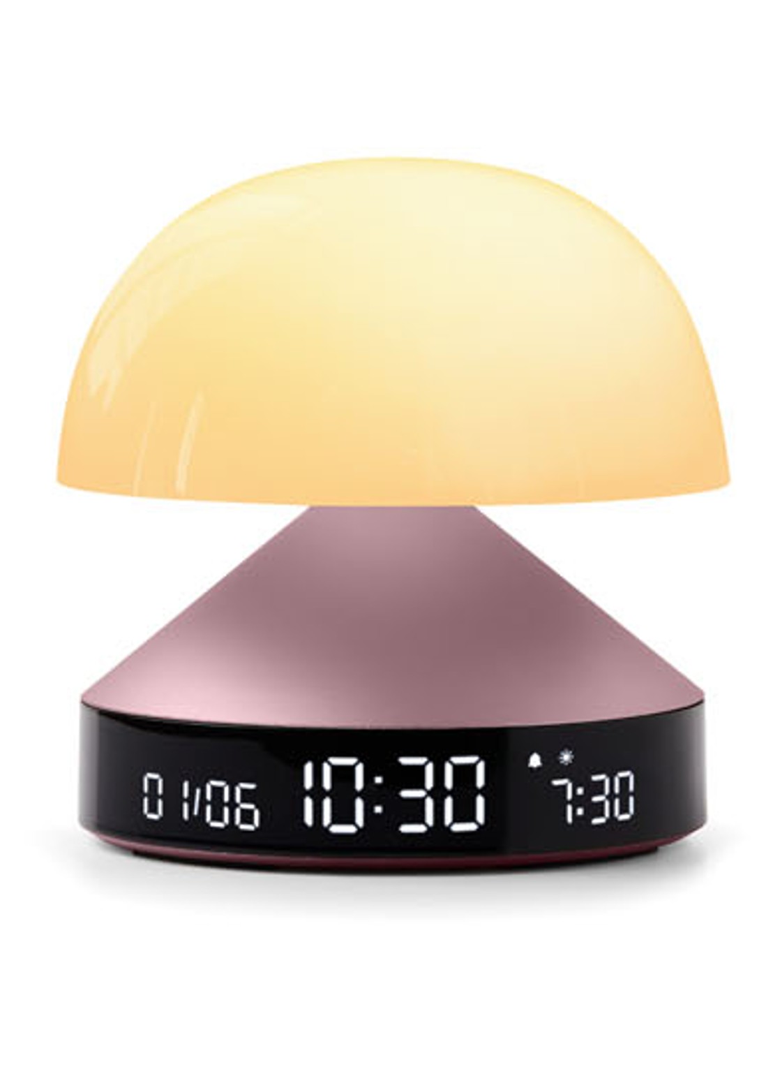 Lexon Mina Sunrise digitale wekker 11 cm - detail 4 roze