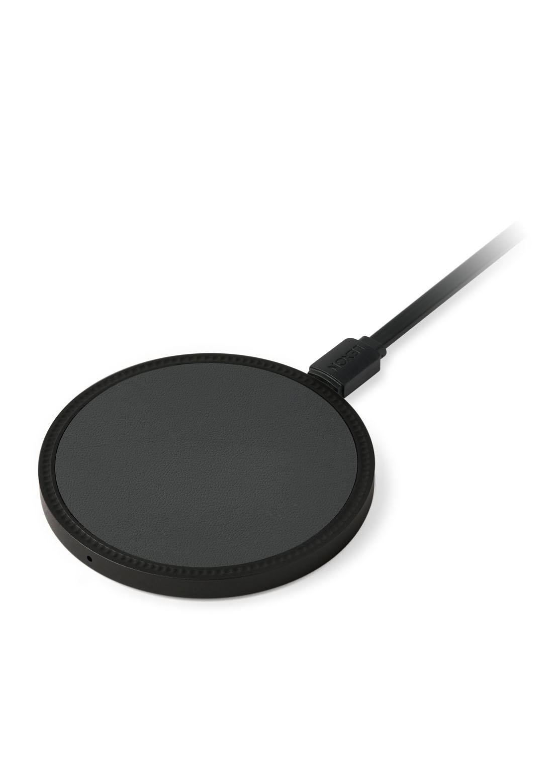 Lexon Powerup draadloze oplader - voorkant zwart