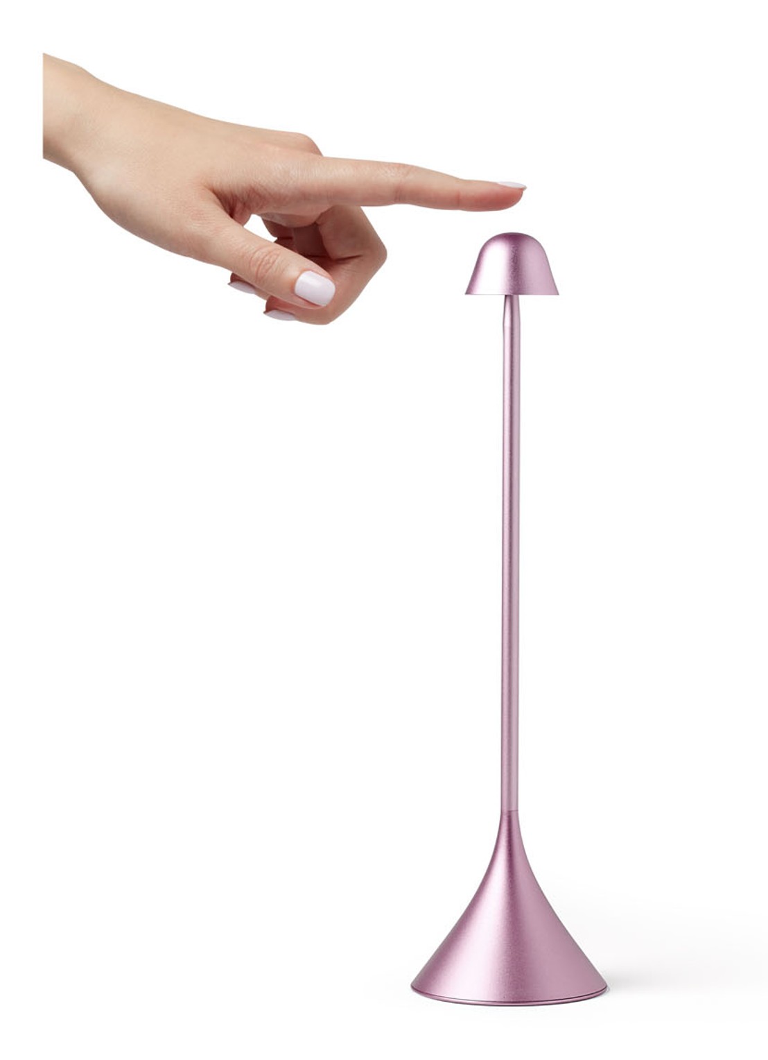 Lexon Steli Bell draadloze tafellamp 28,6 cm x Ø7,7 cm - detail 3 roze
