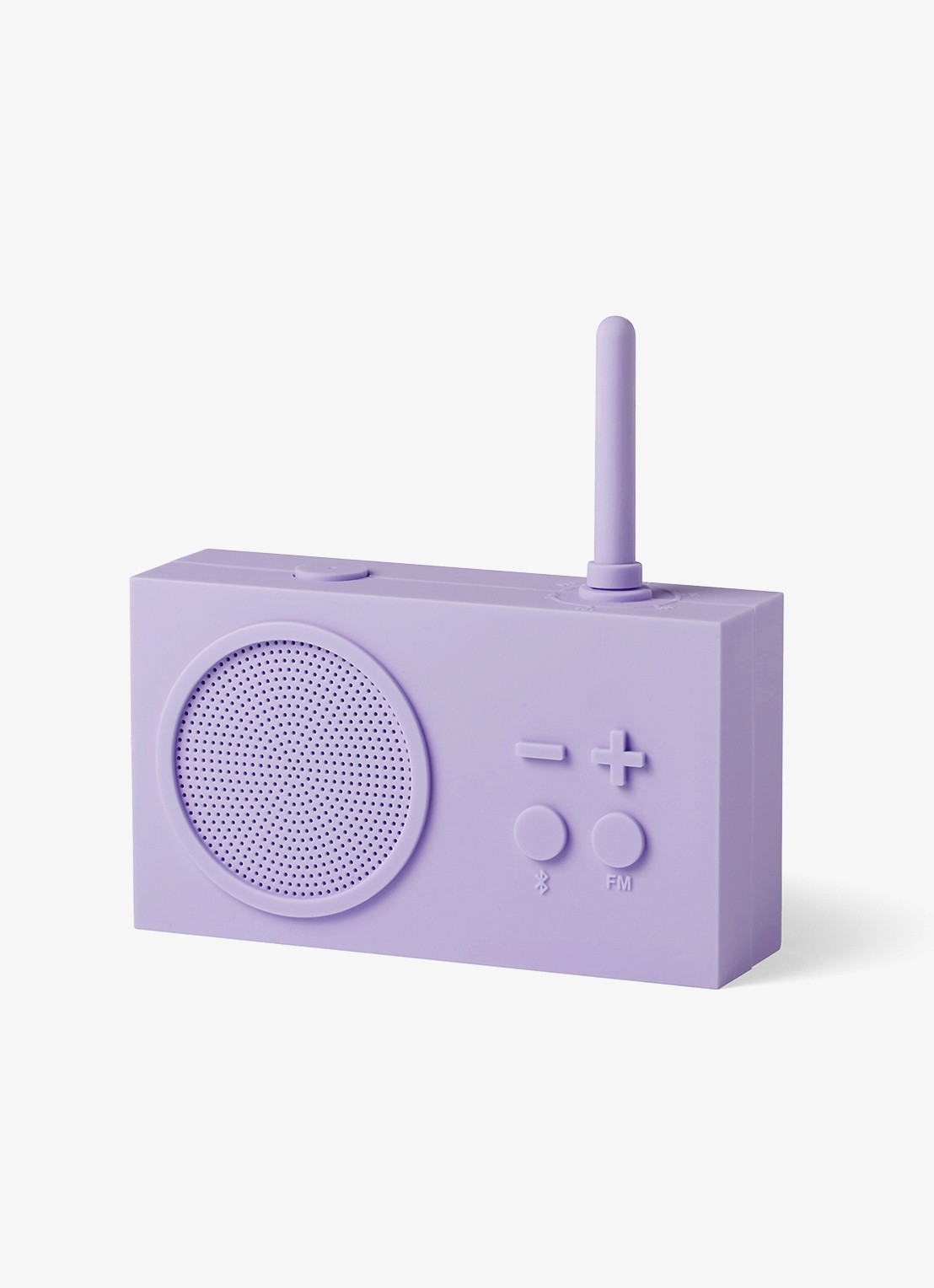Lexon Tykho 3 FM radio & bluetooth speaker  - voorkant 4 paars