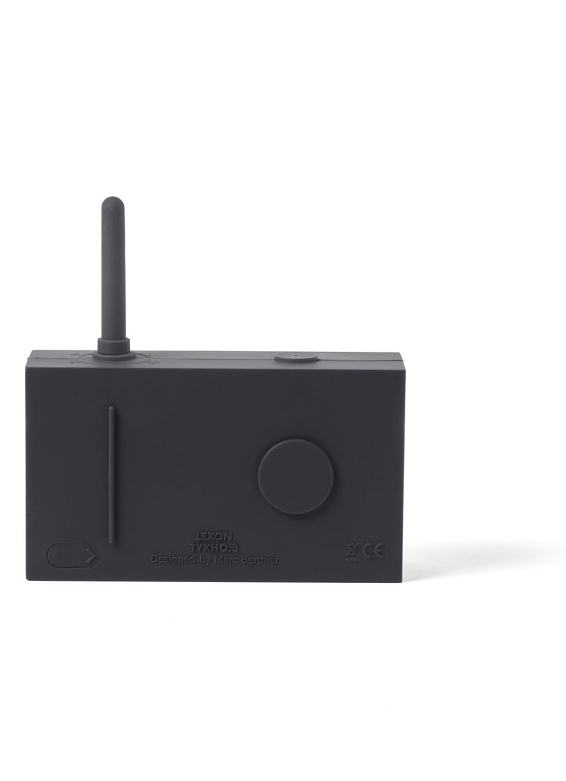 Lexon Tykho 3 waterproof radio & bluetooth speaker - detail 3 antraciet