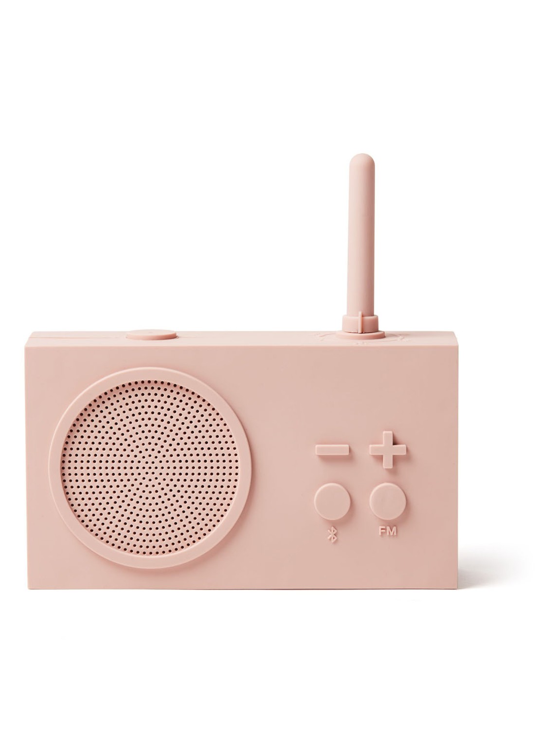 Lexon Tykho 3 waterproof radio & bluetooth speaker - voorkant oudroze