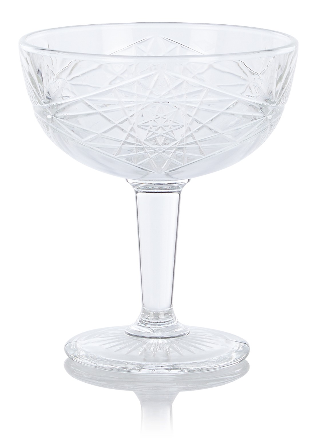 Libbey Hobstar coupe 25 cl - voorkant 3 transparant