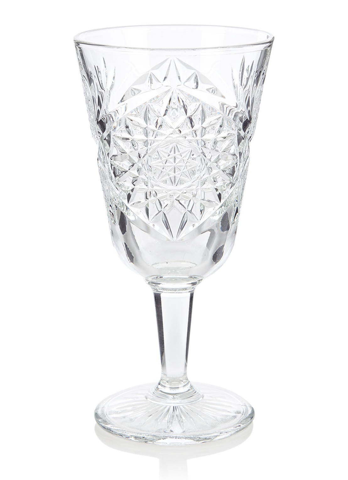 Libbey Hobstar rode wijnglas 30 cl - voorkant transparant