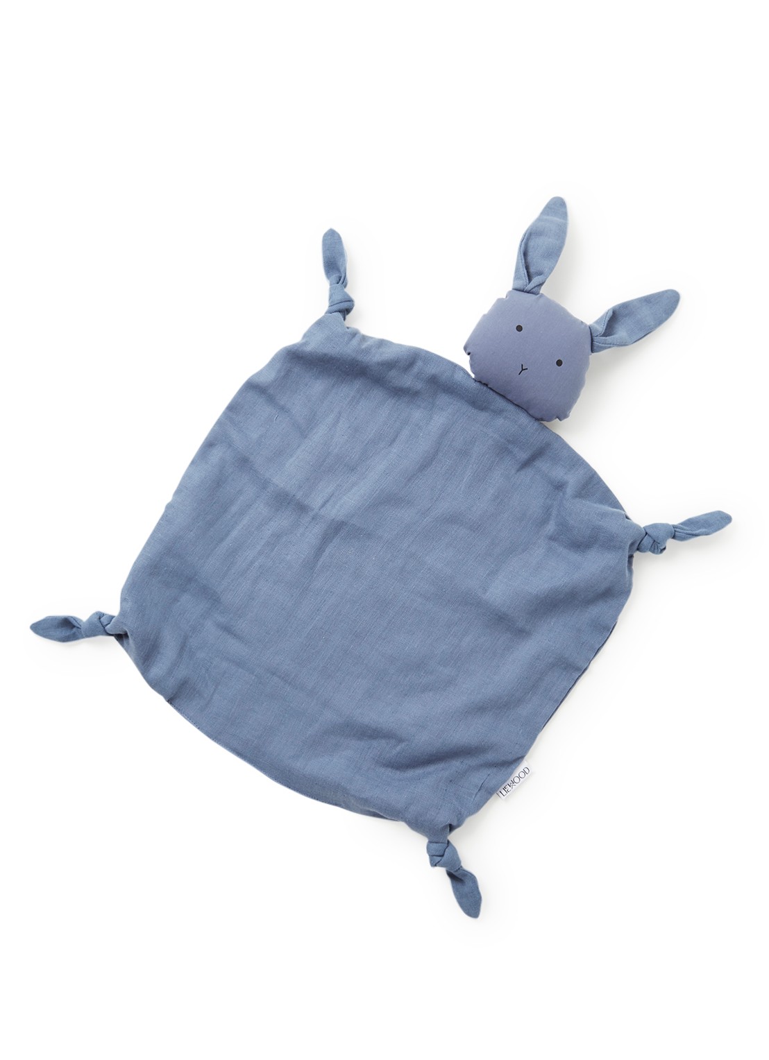 Liewood Agnete konijn knuffeldoekje - voorkant 2 blauw