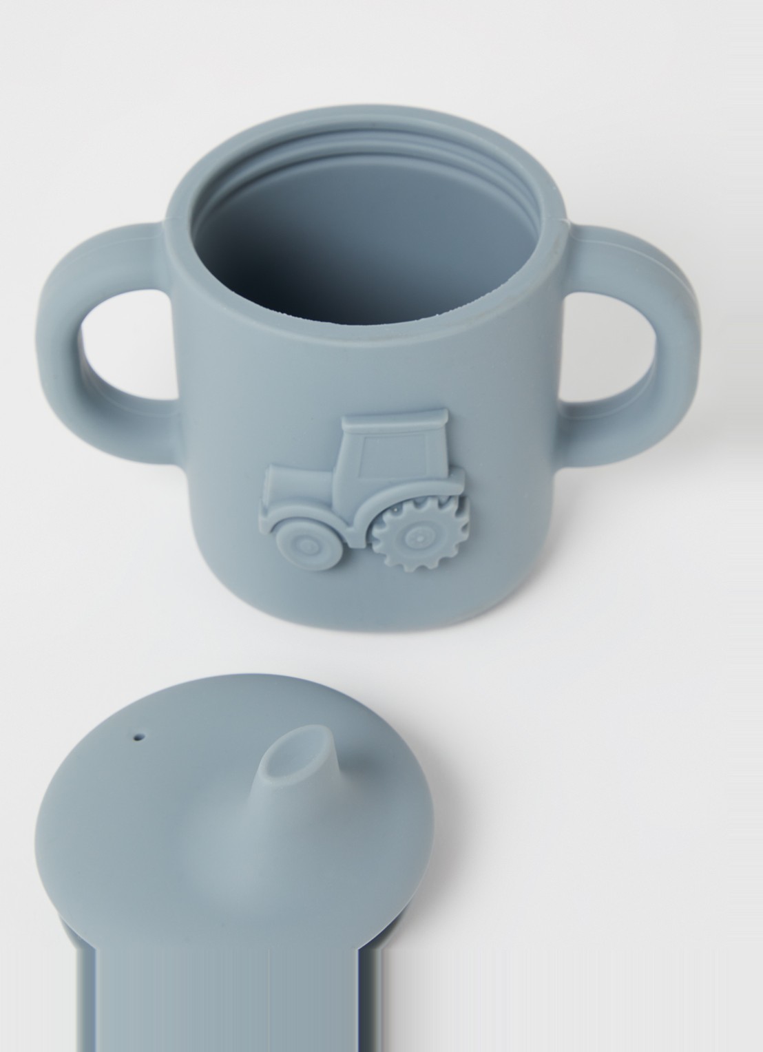 Liewood Amelio kinderbeker 10,5 cm - voorkant 2 lichtblauw