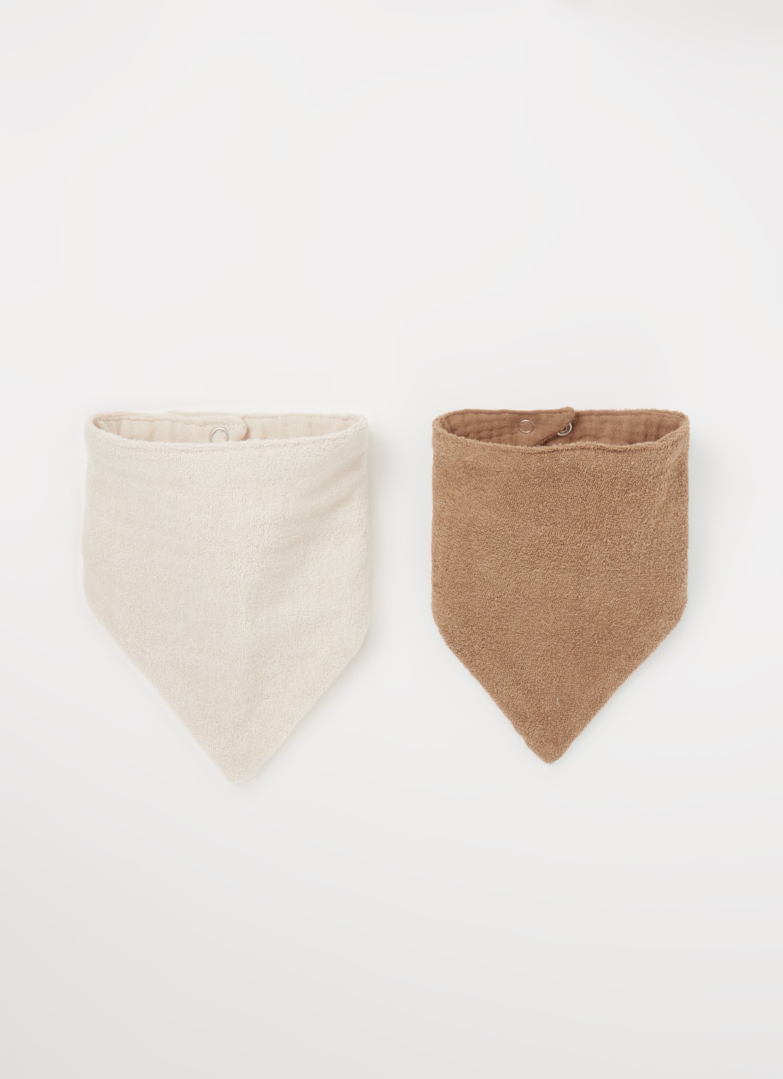 Liewood Andrea slab van  katoen set van 2 - voorkant 2 camel
