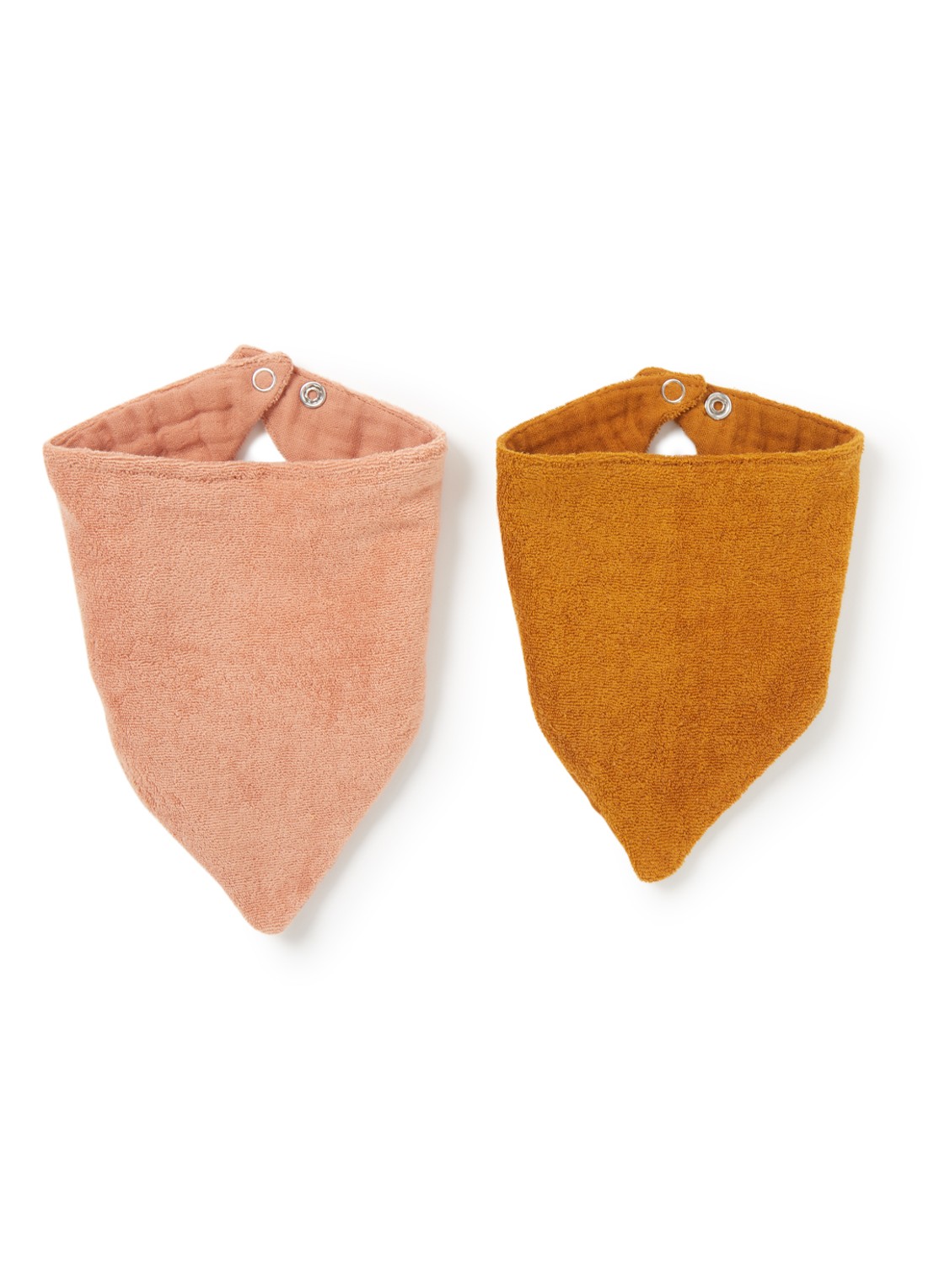Liewood Andrea slab van  katoen set van 2 - voorkant 2 oudroze