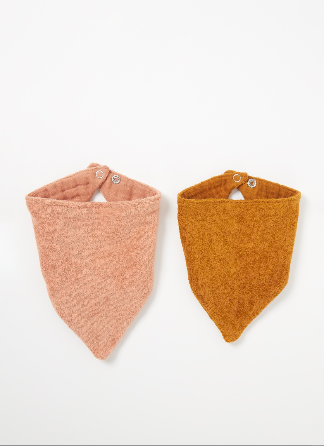 Liewood Andrea slab van  katoen set van 2 - voorkant 3 oudroze