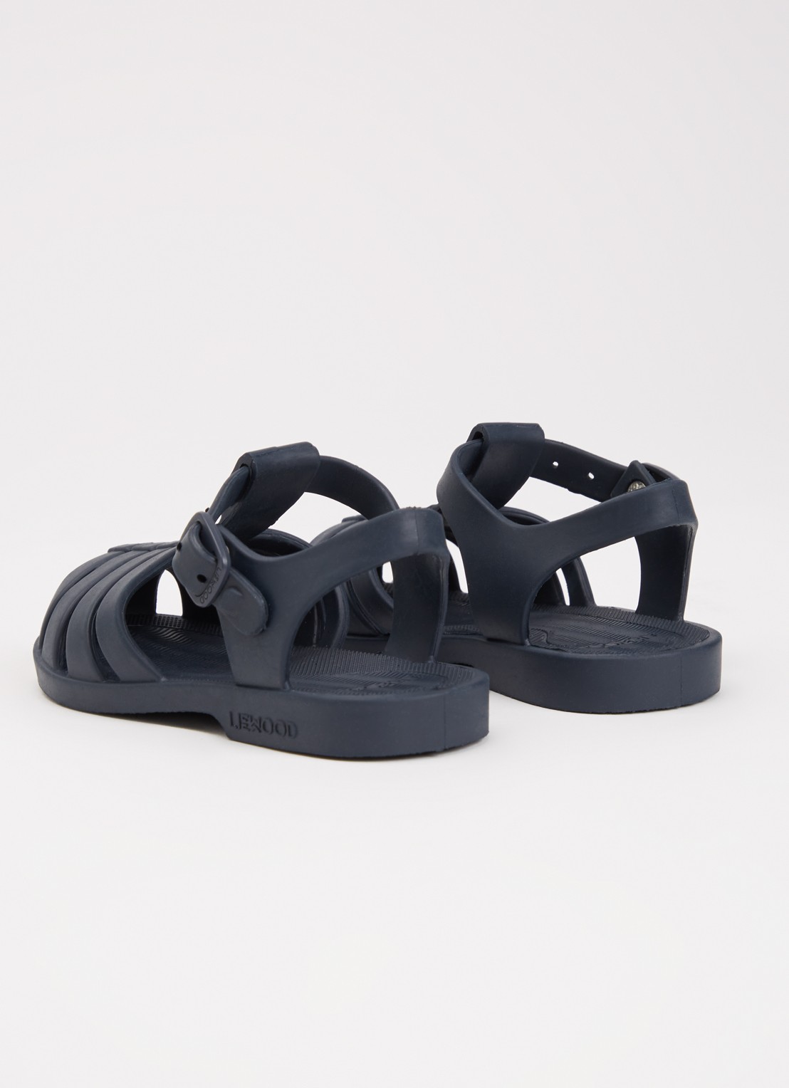 Liewood Bre sandaal van rubber - achterkant 8 donkerblauw