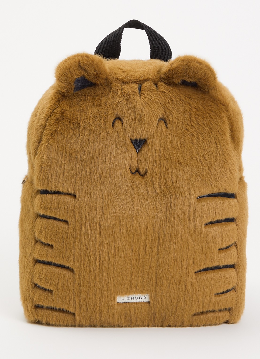 Liewood Denise Tiger Plush rugzak - voorkant 2 cognac