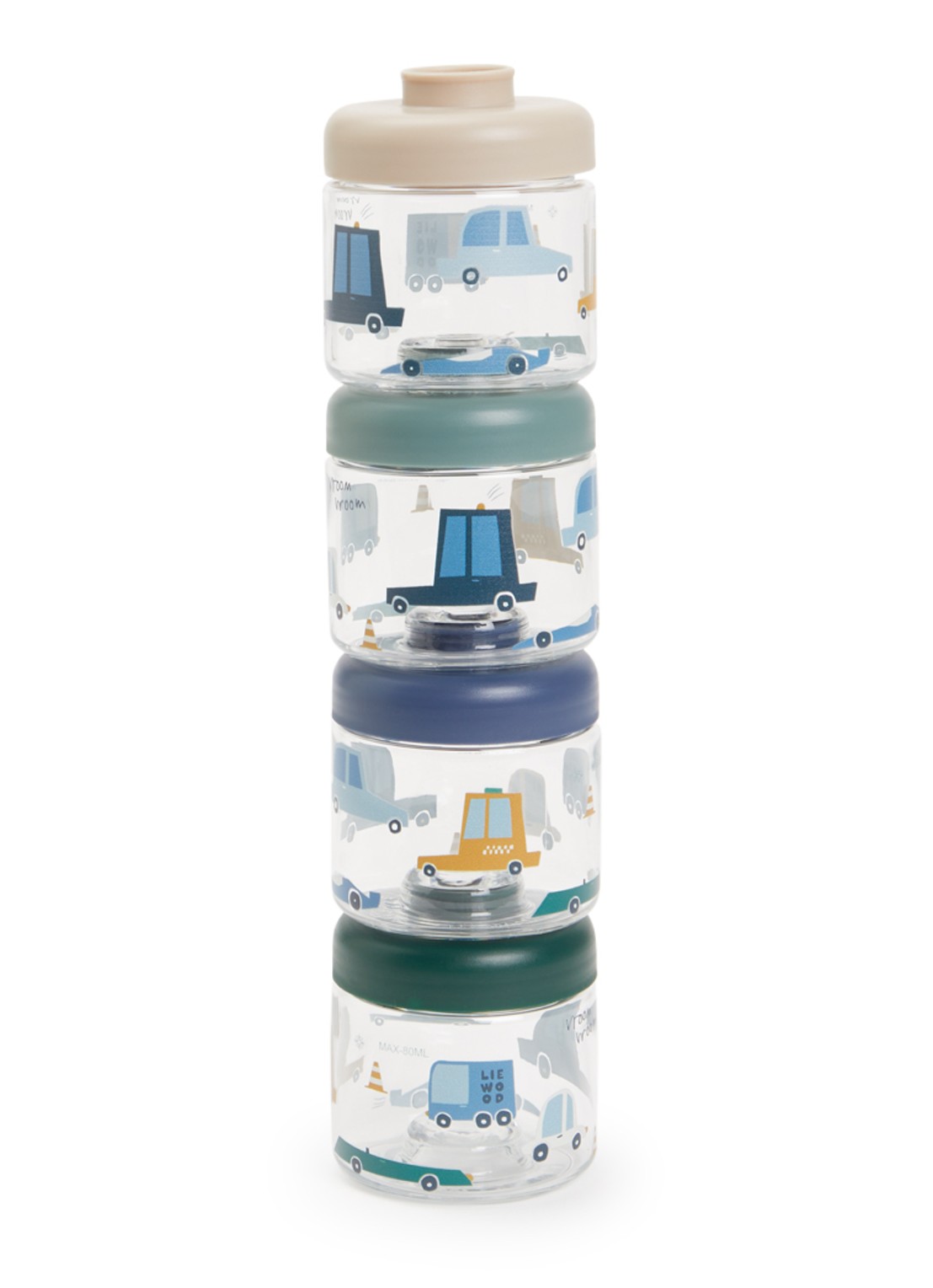 Liewood Dominique baby opbergdoos 4-delig  - voorkant multicolor