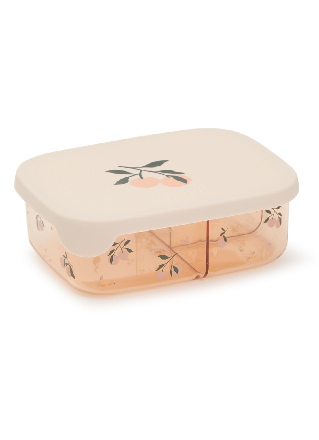 Liewood Gro Classic Dot babynest van biologisch katoen - voorkant 2 lichtroze