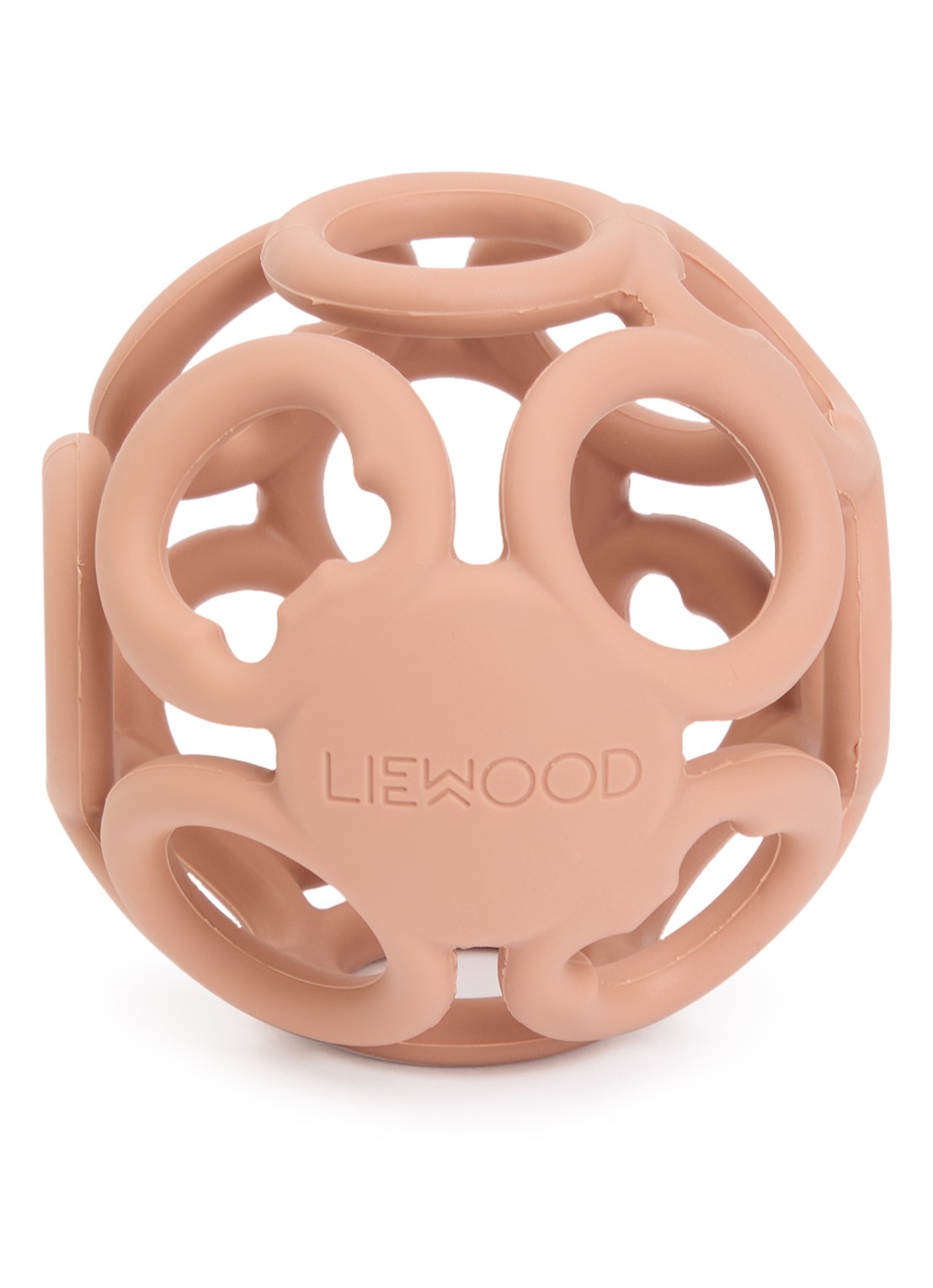 Liewood Jasmin bijtring 9 cm - voorkant abrikoos