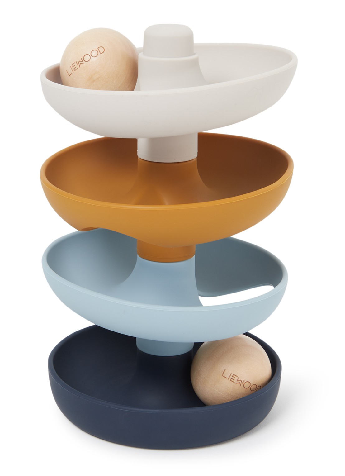 Liewood Maya Ball Tower knikkerbaan babyspeelgoed - voorkant multicolor