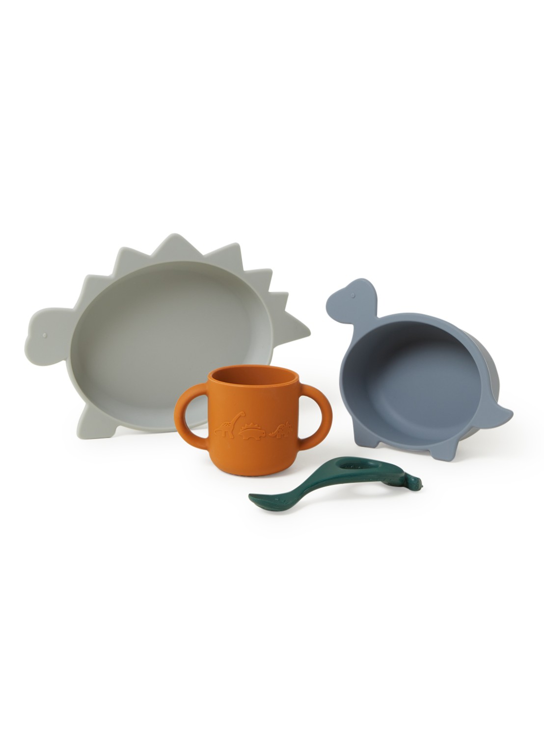 Liewood Vivi kinderserviesset 4-delig - voorkant blauw