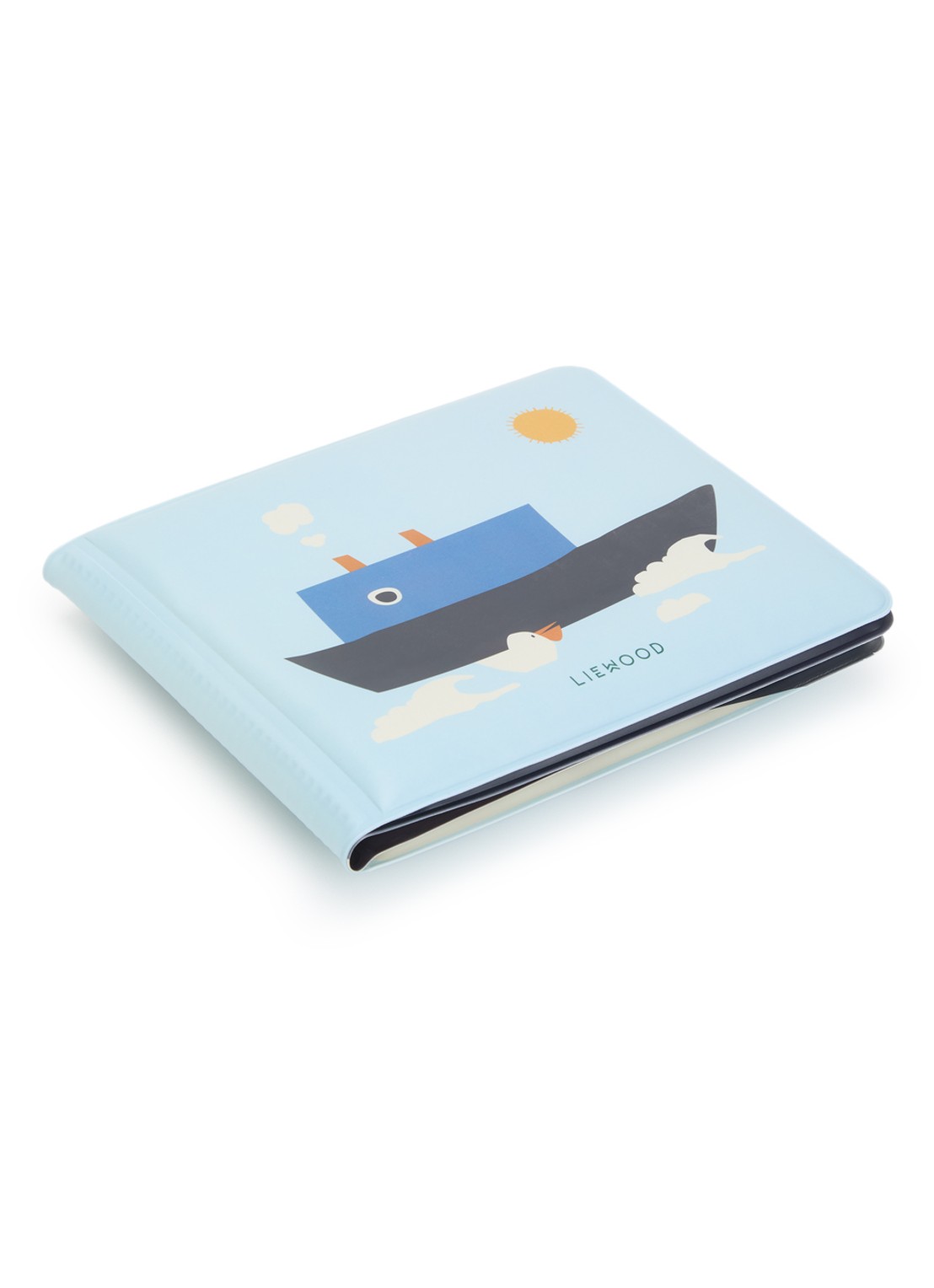Liewood Waylon Magic Water babyboekje  - voorkant blauw