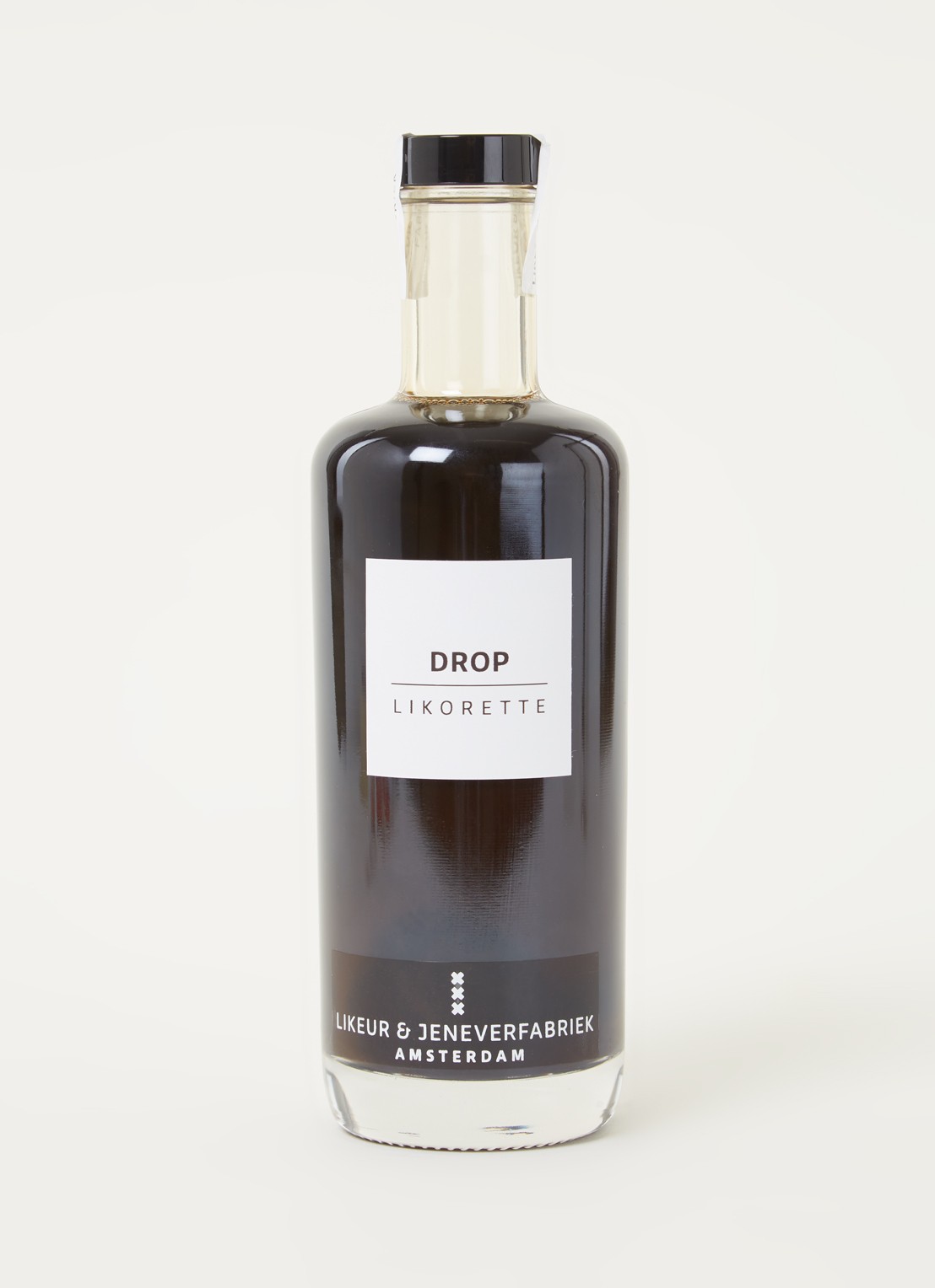 Likeur & Jeneverfabriek Amsterdam Drop likorette 50 cl - voorkant 2 zwart