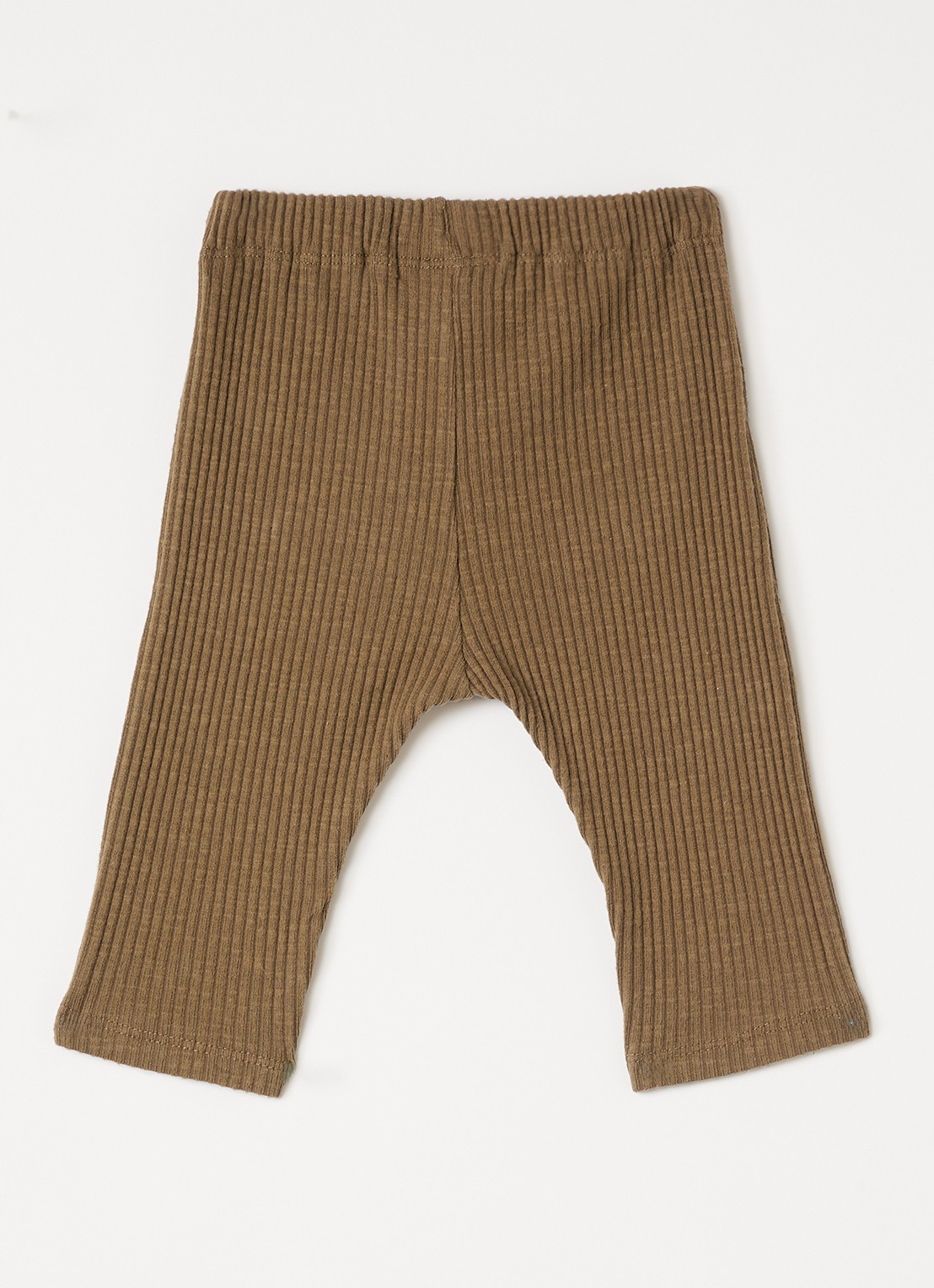 Lil 'Atelier Legging met ribstructuur - voorkant 3 bruin