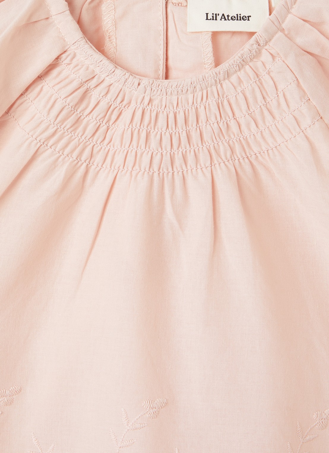 Lil 'Atelier NBFDayna top met broderie - detail oudroze
