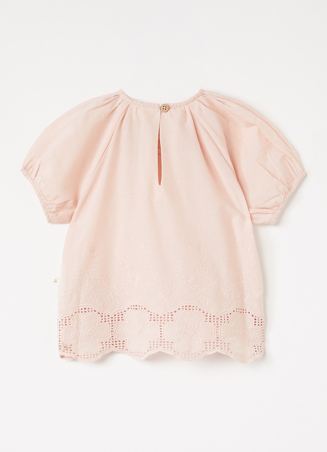 Lil 'Atelier NBFDayna top met broderie - voorkant 3 oudroze