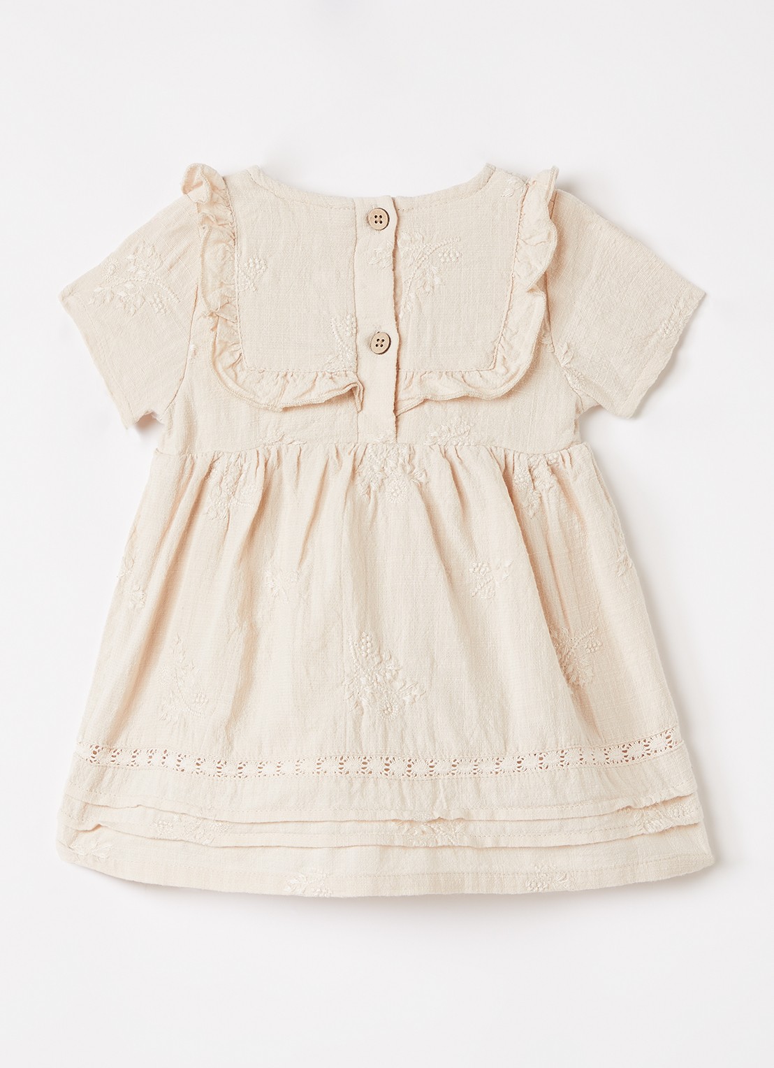 Lil 'Atelier NBFFerona tuniekjurk - voorkant 3 beige