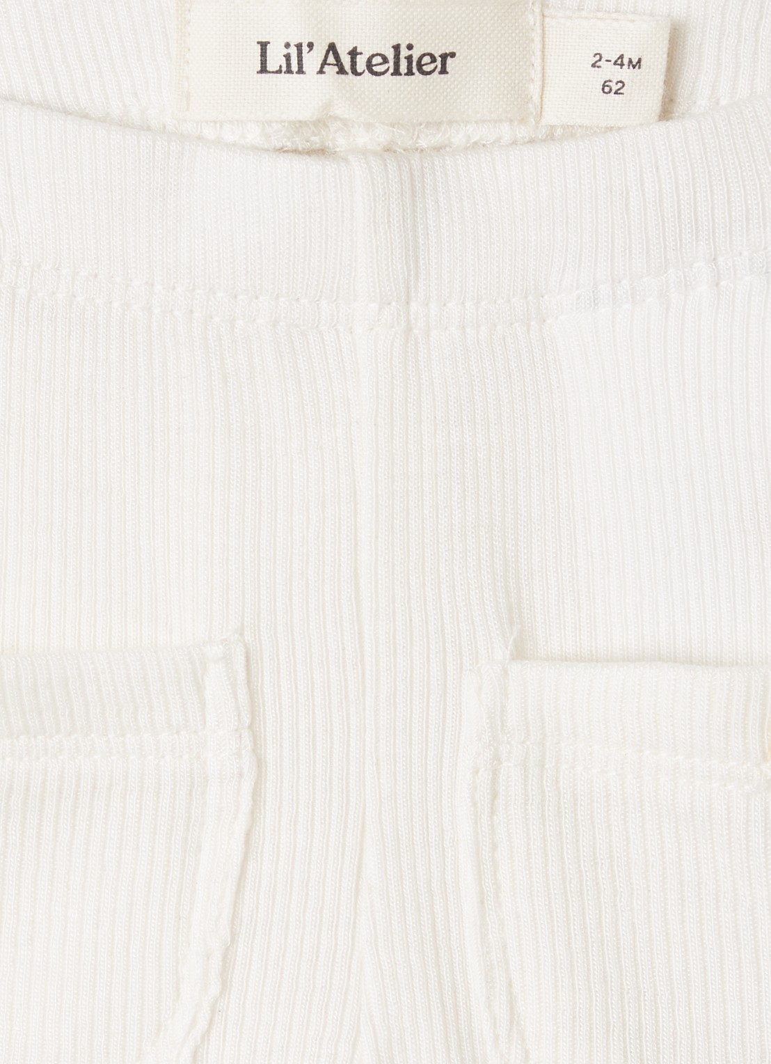 Lil 'Atelier NBFFrijo legging - detail gebroken wit