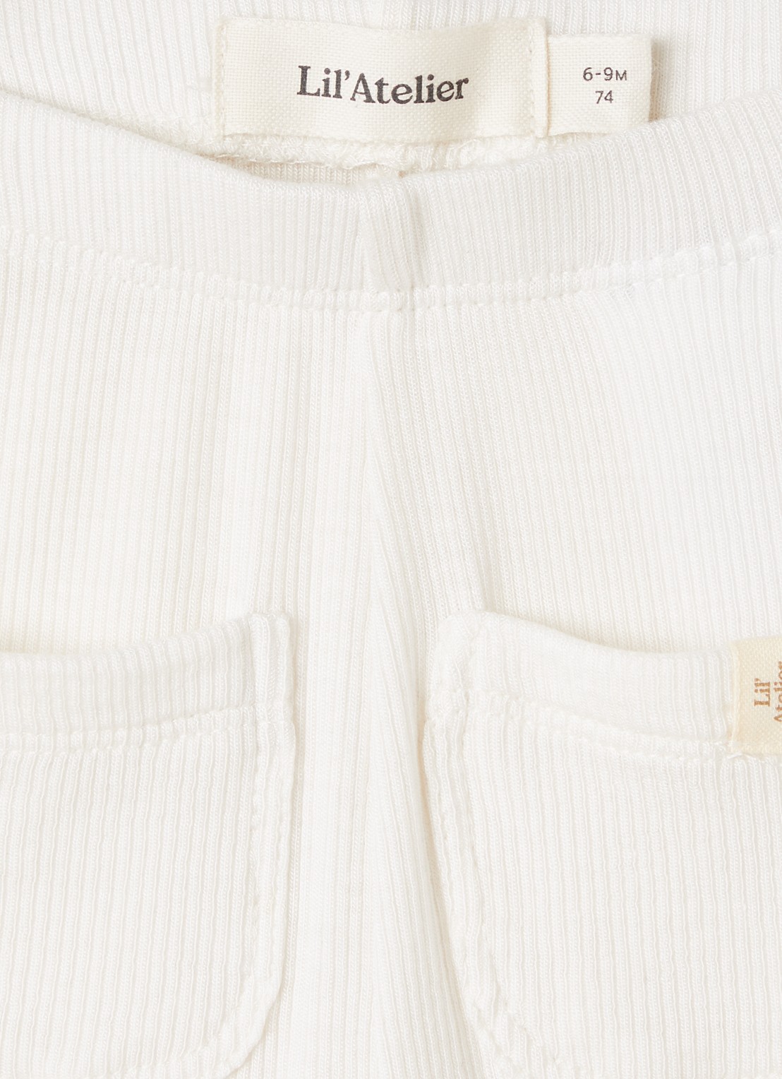 Lil 'Atelier NBFFrijo legging - detail 2 gebroken wit