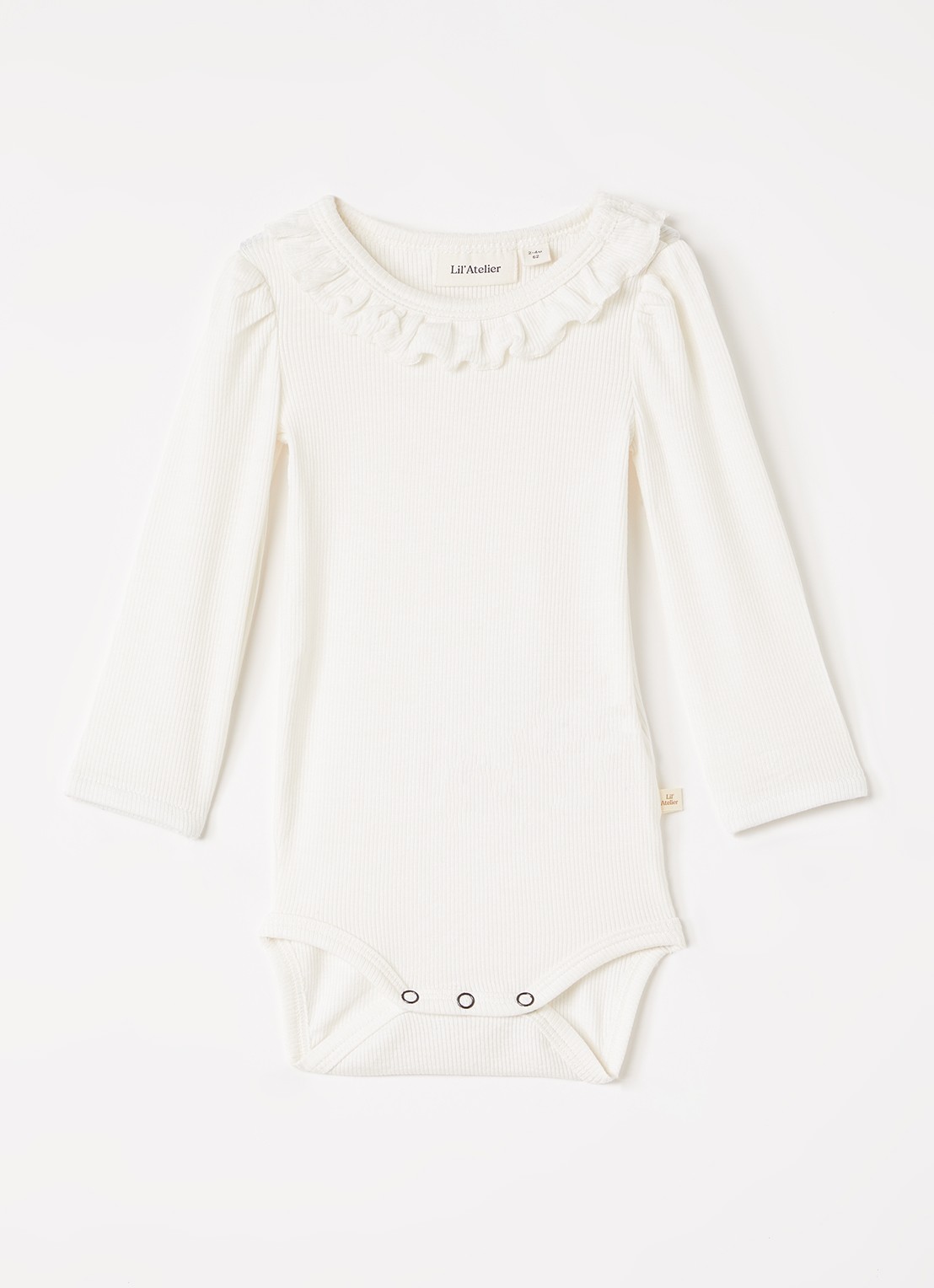 Lil 'Atelier NBFFrijo romper - voorkant gebroken wit