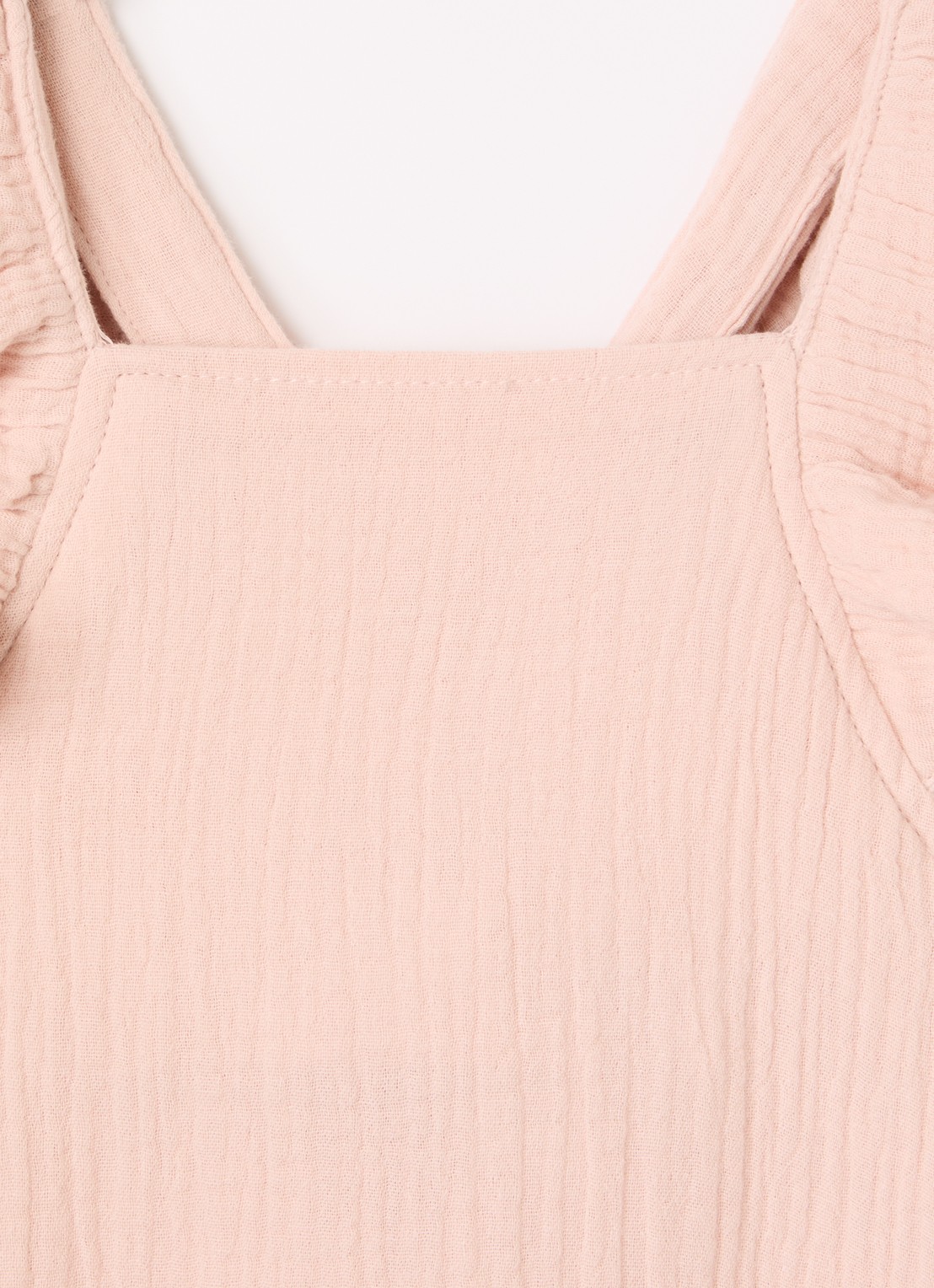 Lil 'Atelier NBFFulina tapered fit tuinbroek - detail 2 zalmroze
