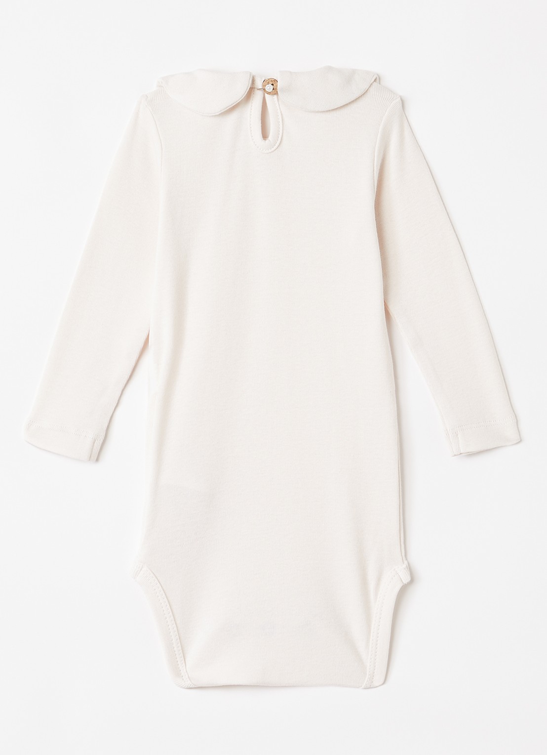 Lil 'Atelier NBFFundo romper met borduring - voorkant 2 creme