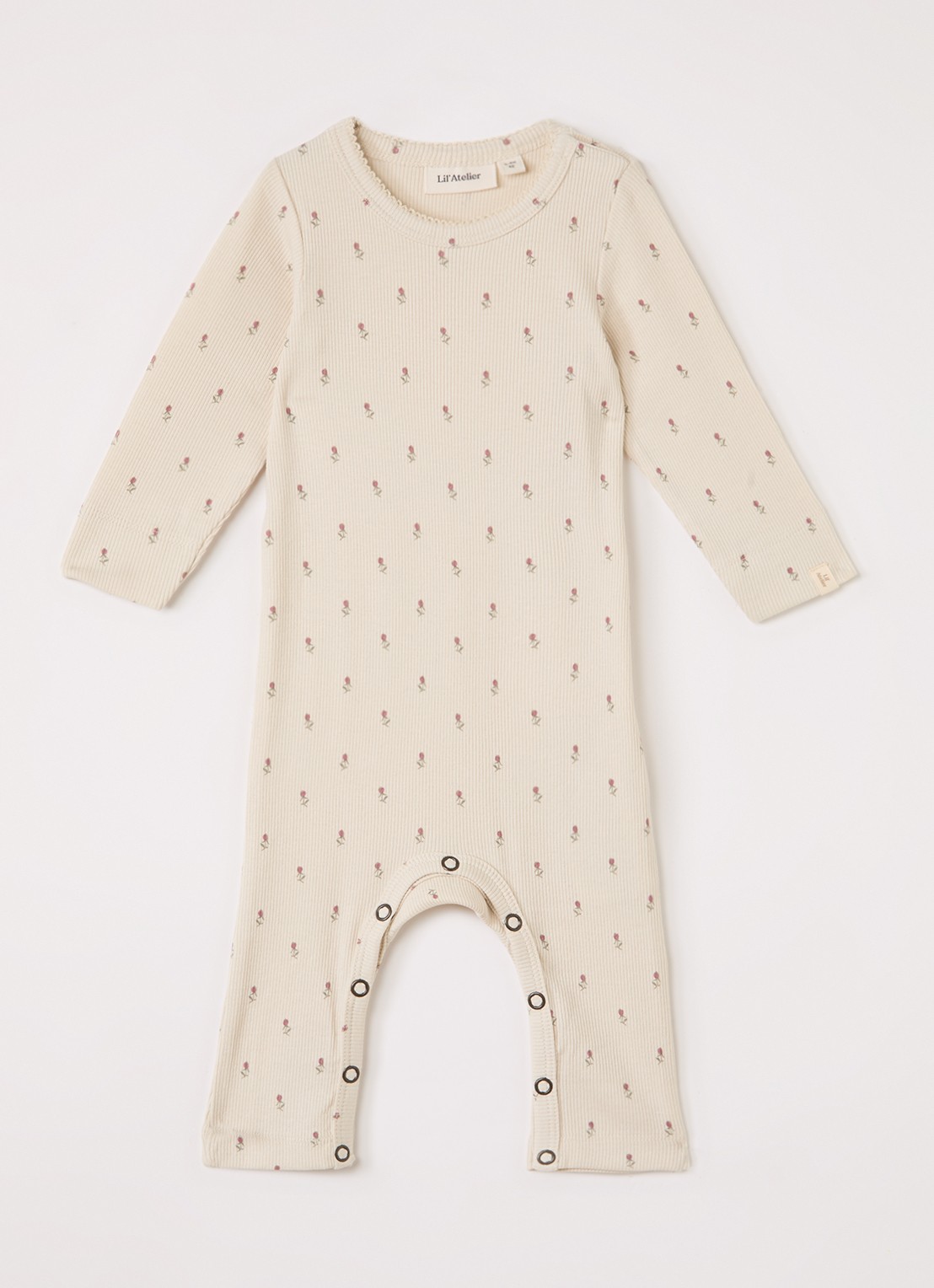 Lil 'Atelier NBFGago babypak met print - voorkant creme