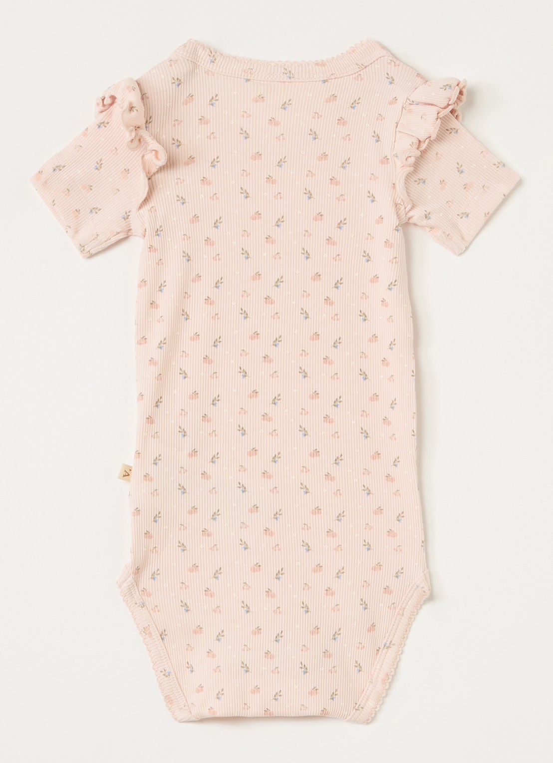 Lil 'Atelier NBFGago Kik romper in  katoenblend - voorkant 2 roze