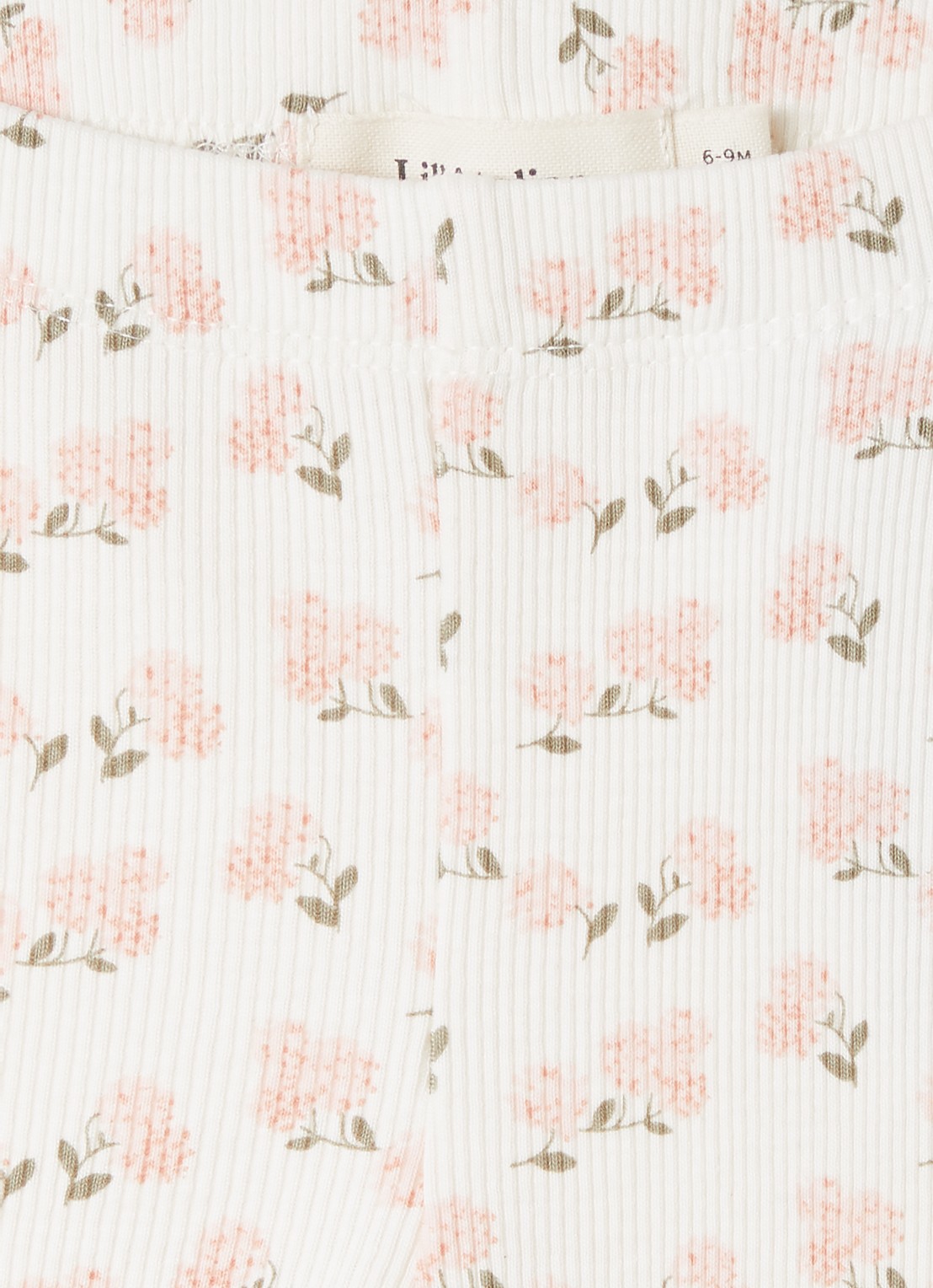 Lil 'Atelier NBFGago legging met bloemenprint - detail 4 gebroken wit