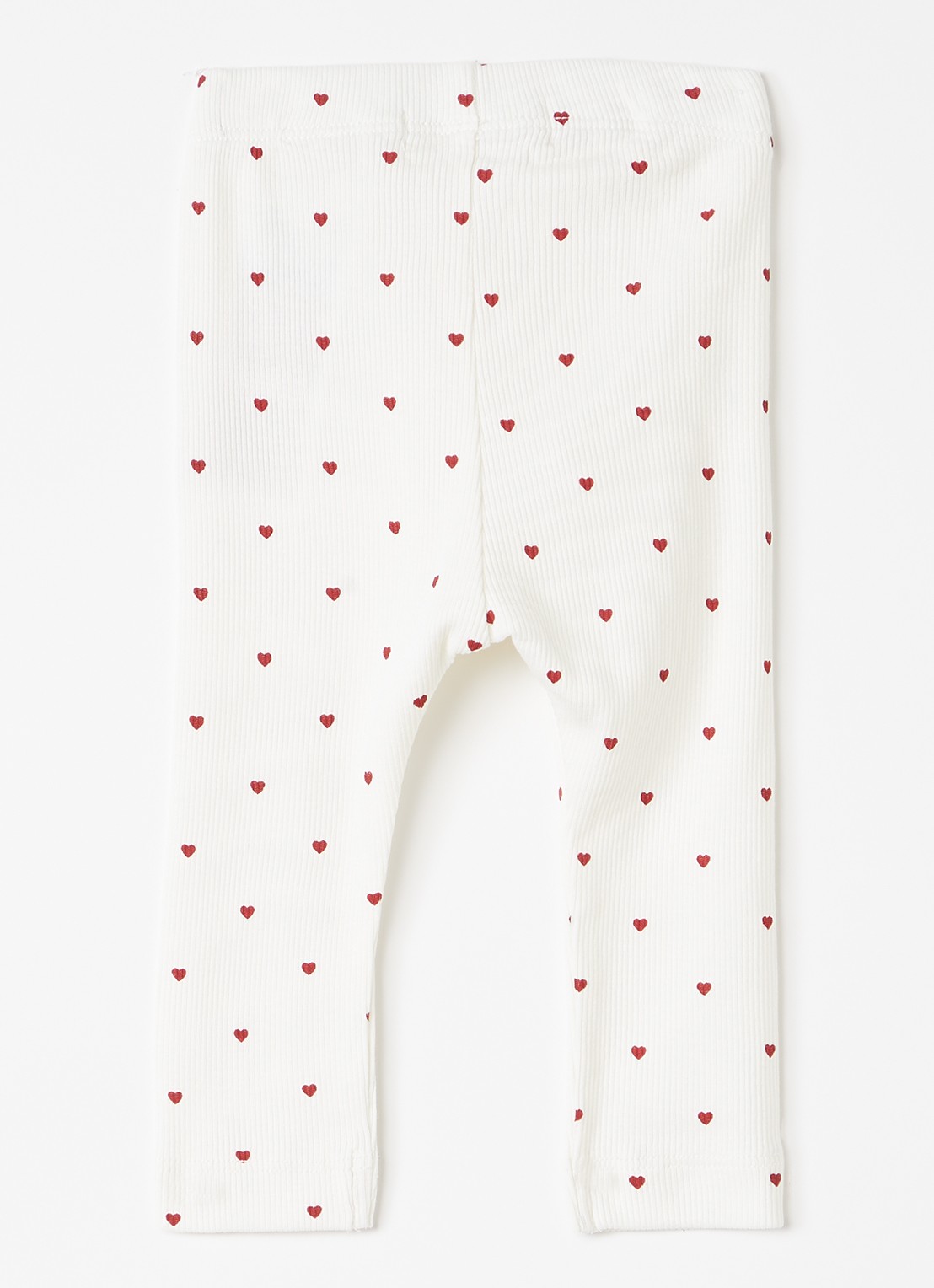 Lil 'Atelier NBFGago legging met print - voorkant 3 gebroken wit