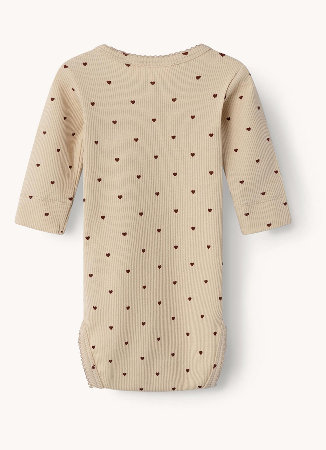 Lil 'Atelier NBFGago romper in  katoenblend - voorkant 2 zand