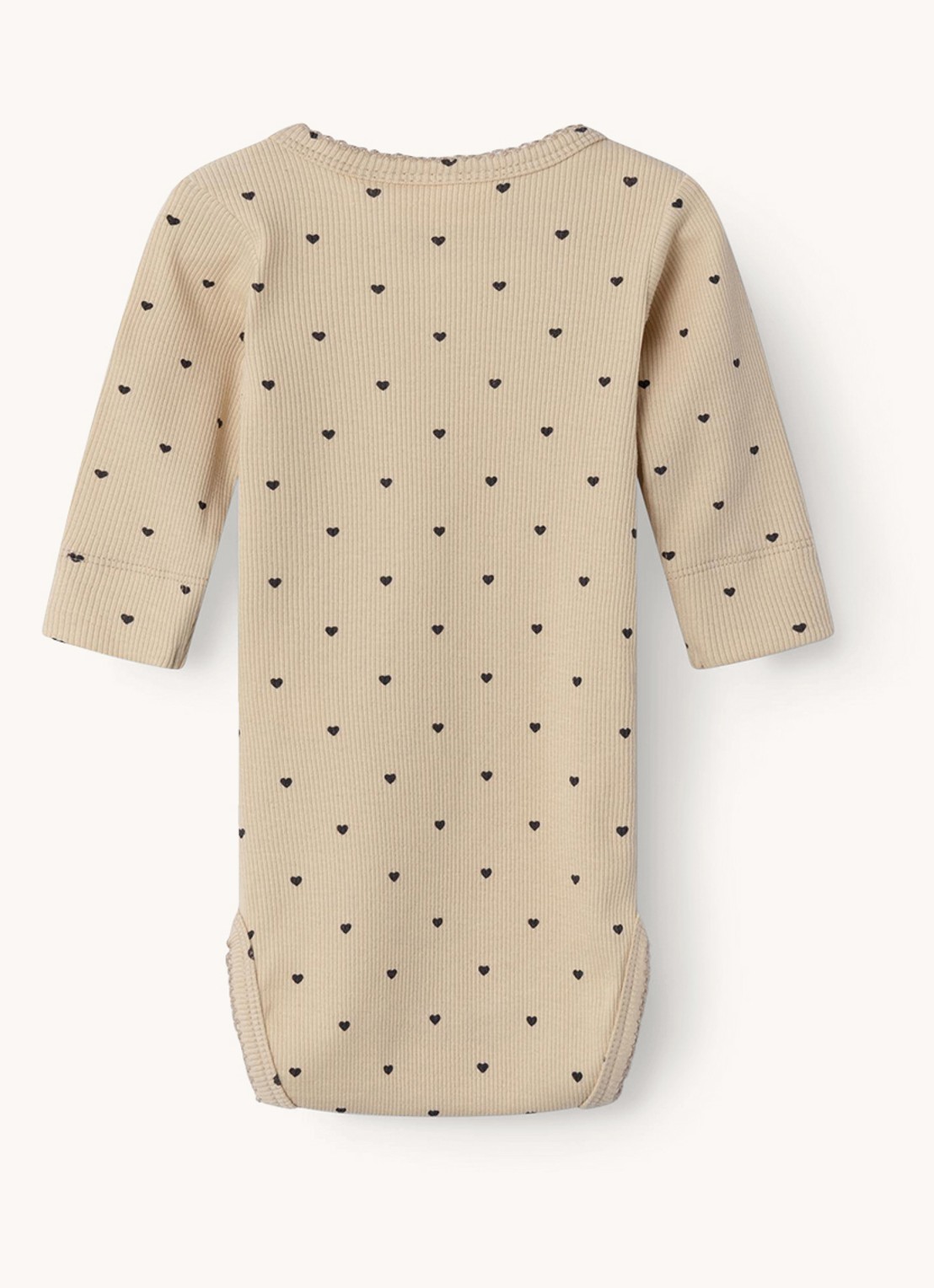 Lil 'Atelier NBFGago romper in  katoenblend - voorkant 2 beige