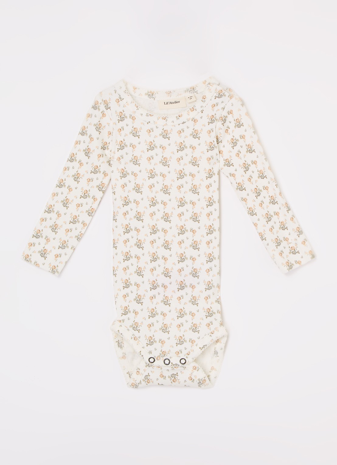 Lil 'Atelier NBFGago romper in  katoenblend - voorkant gebroken wit