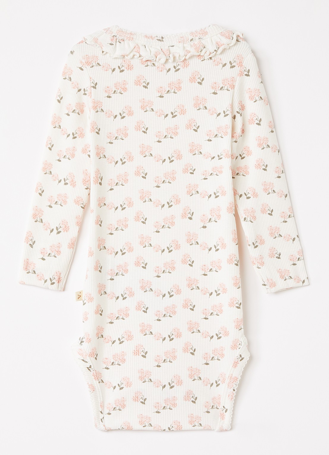 Lil 'Atelier NBFGago romper met print - voorkant 2 gebroken wit