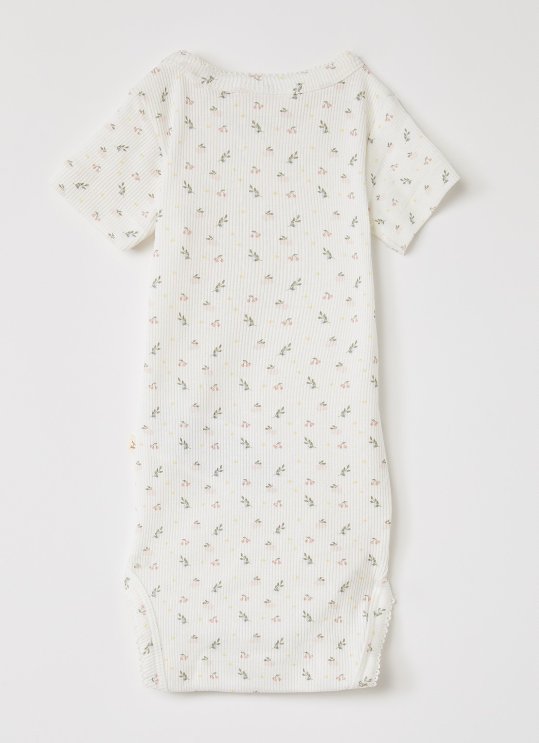 Lil 'Atelier NBFGago romper met print - voorkant 2 gebroken wit