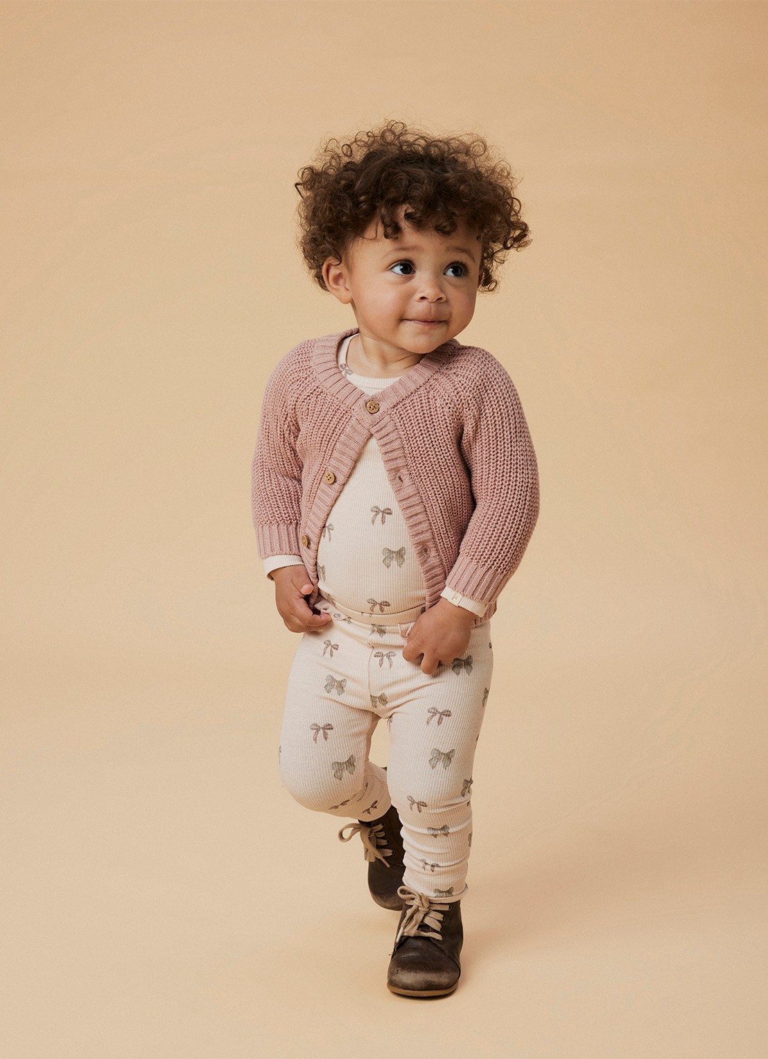 Lil 'Atelier NBFGavo romper met print - detail 2 roze