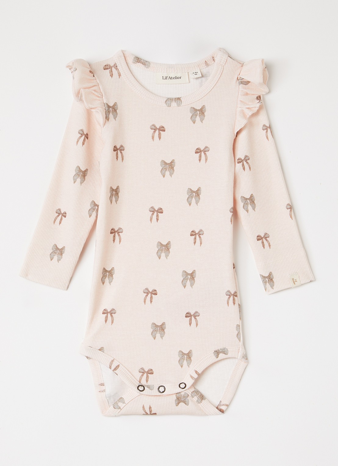 Lil 'Atelier NBFGavo romper met print - voorkant 3 roze