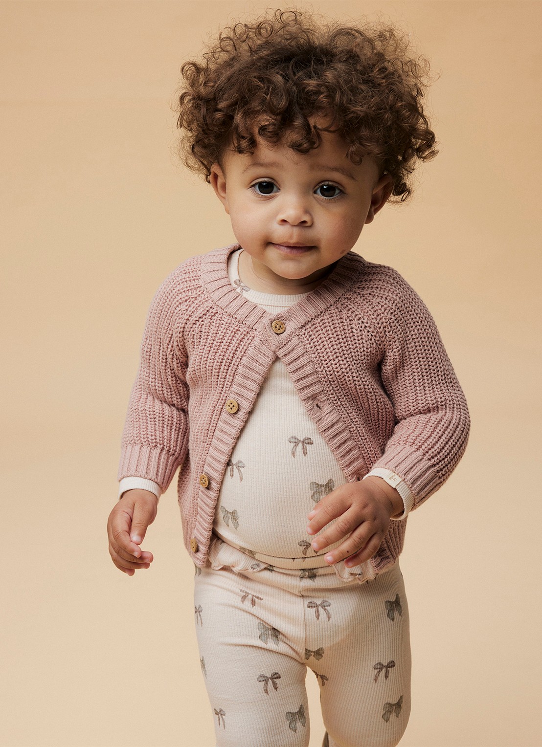 Lil 'Atelier NBFGavo romper met print - voorkant 4 roze