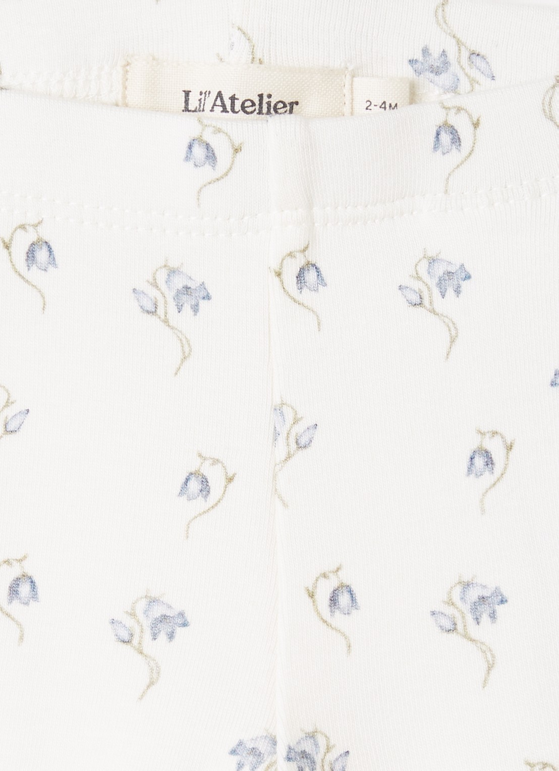 Lil 'Atelier NBFGayo legging met print - detail 3 gebroken wit