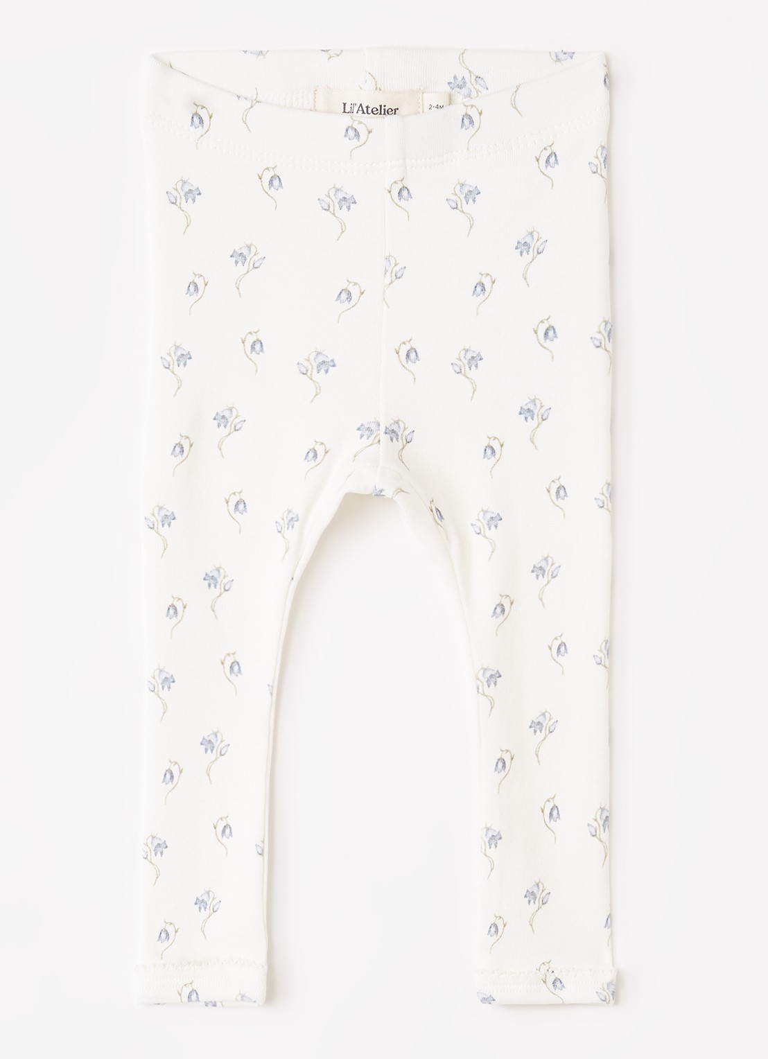 Lil 'Atelier NBFGayo legging met print - voorkant gebroken wit