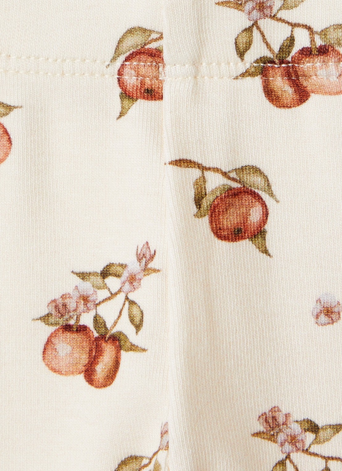 Lil 'Atelier NBFGAyo legging met print - detail 3 creme