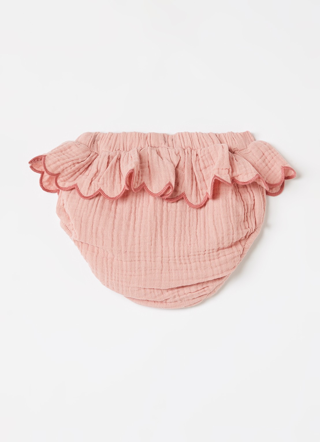 Lil 'Atelier NBFHiba bloomer van katoen - voorkant 2 zalmroze