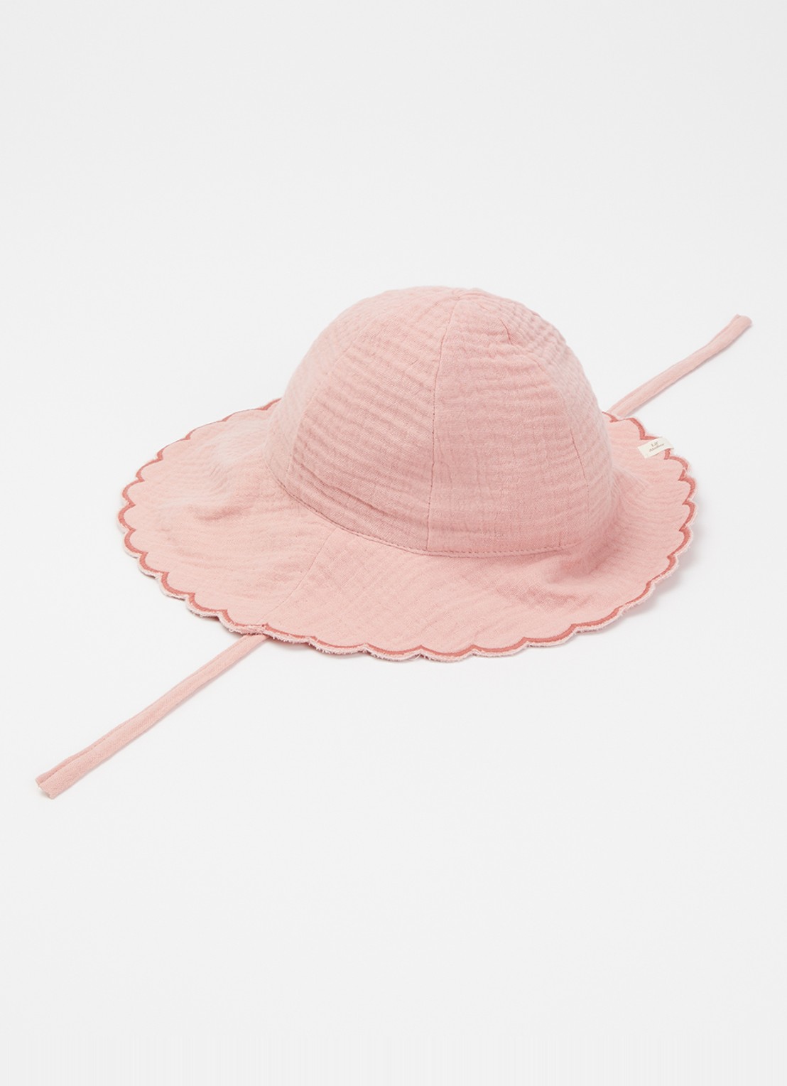 Lil 'Atelier NBFHiba bucket hoed - voorkant zalmroze